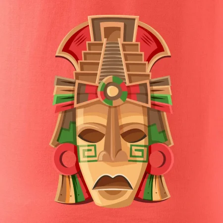 Mayové maska červené uši