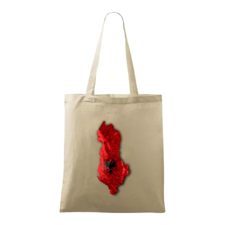 Mapa Albánsko reliéf hôr