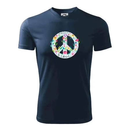 Peace and love symbol