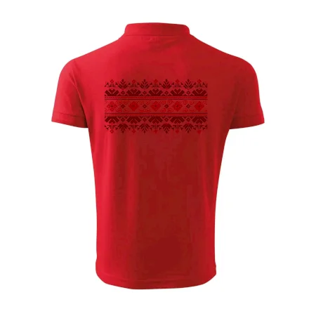 Ukrajinský vzor - červený