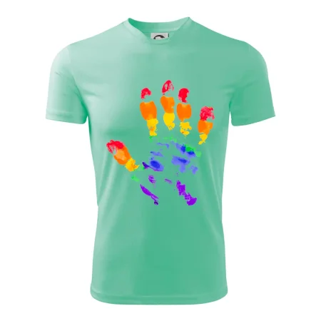 LGBT hand print
