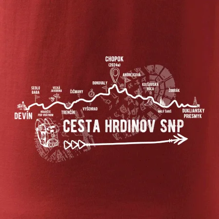Profil Cesta hrdinov SNP - Obracene Devin - Dukliansky priesmyk