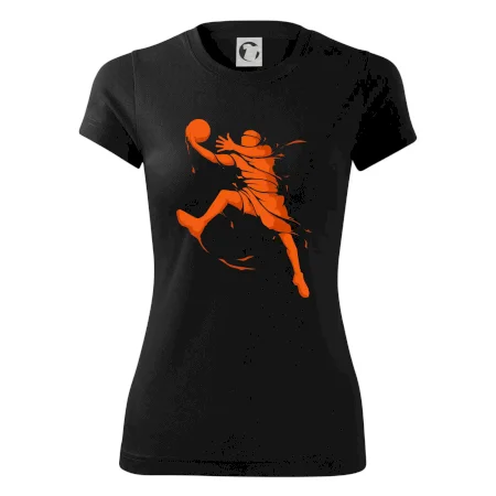 Basketball player splash