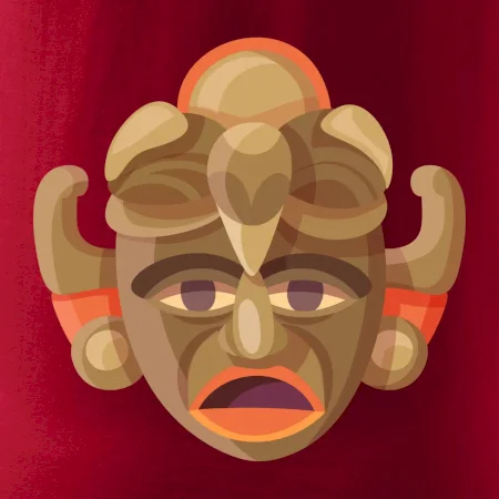 Mayové maska černoch