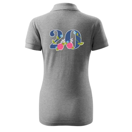 Kvetinové číslo kreslené - 20