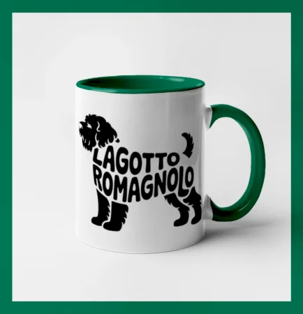 Lagotto romagnolo nápis v tele