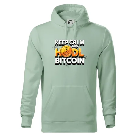 3D nápis Keep Calm and HODL Bitcoin