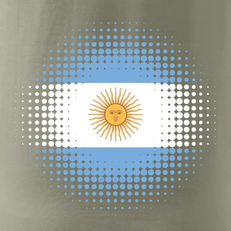 Argentína vlajka bodkovaná