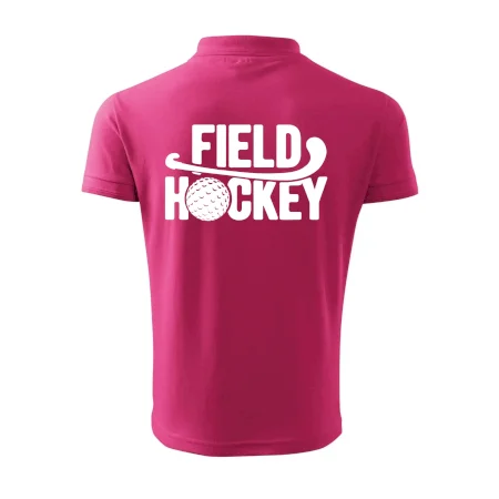 Field hockey loptička a nápis