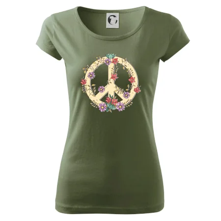 Peace symbol pieskový