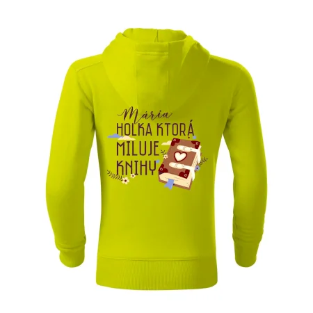 Kniha - Holka, ktorá miluje knihy  - Vaše meno