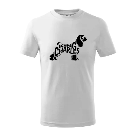 Kavalier king Charles španiel nápis v tele