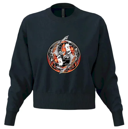 Yin & Yang Koi kapor - oranžový