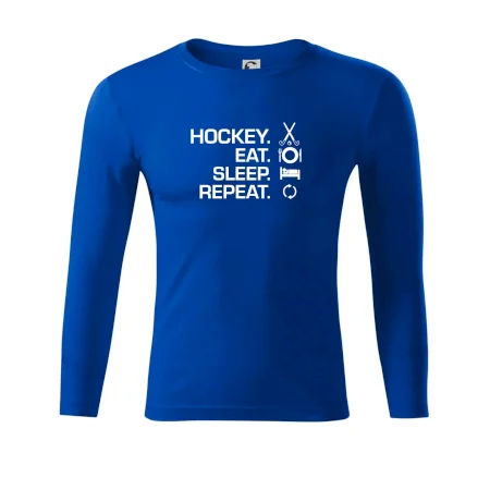 Pozemný hokej eat sleep repeat