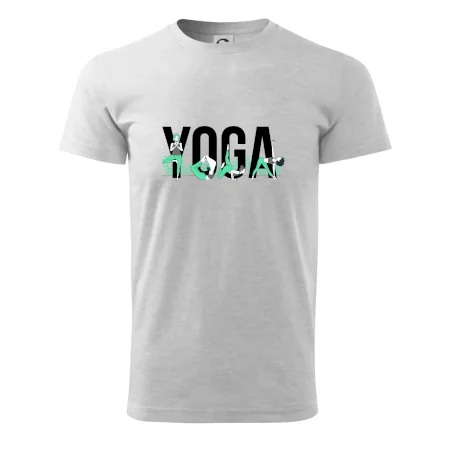 Yoga nápis farebný