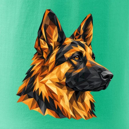 Německý ovčák - geometrická hlava