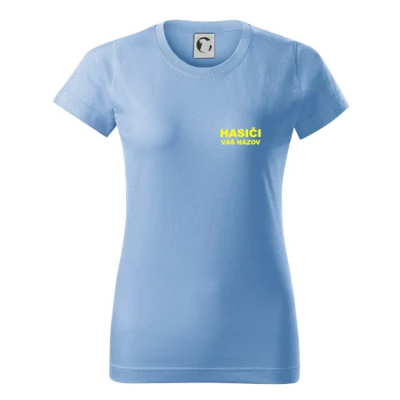 Hasiči - žltý nápis - váš názov zboru