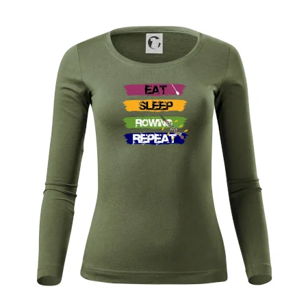 Eat sleep rowing repeat farebné