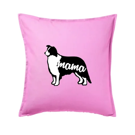 Border kolie mama obrys