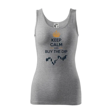 Keep Calm and Buy the Dip - koruna a graf