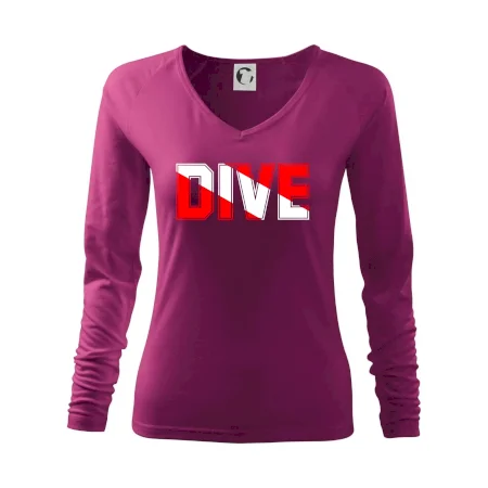 Dive nápis vlajka