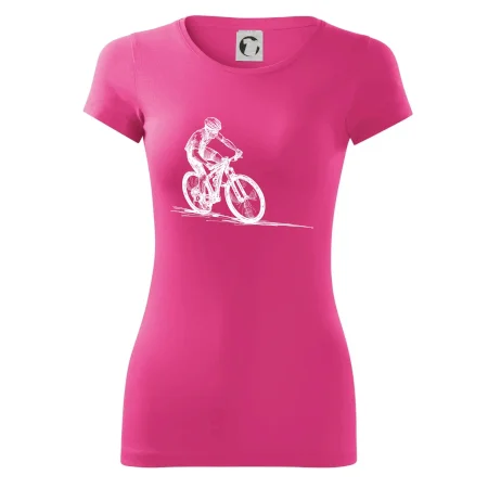 MTB kreslený cyklista