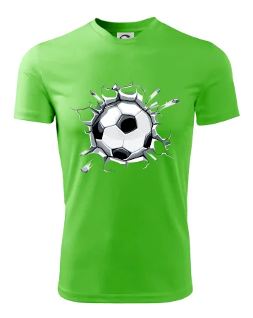 Futbalová lopta v triku