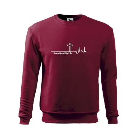 Jesus Saved My Life kríž ekg