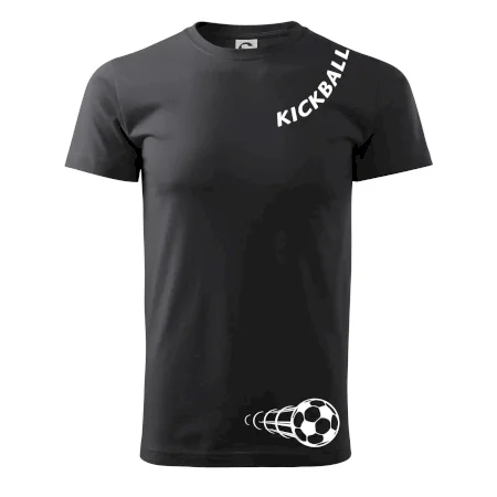 Kickball nápis šikmo