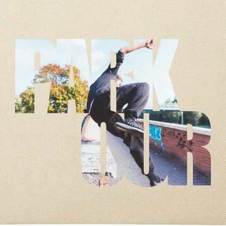 Parkour nápis v meste