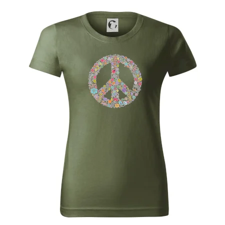 Peace symbol lístočky