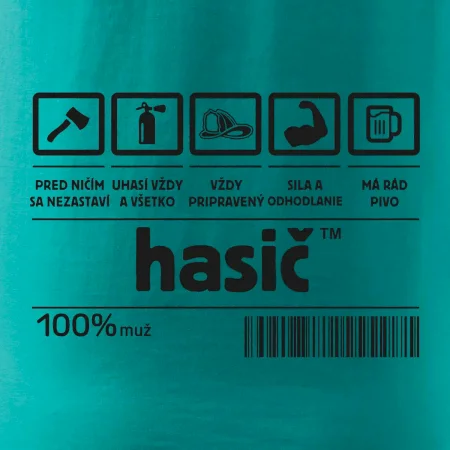 Čiarový kód - Hasič / hasička