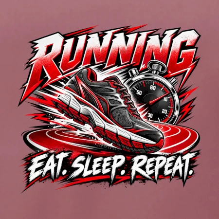 Bežecká topánka so stopkami eat sleep repeat