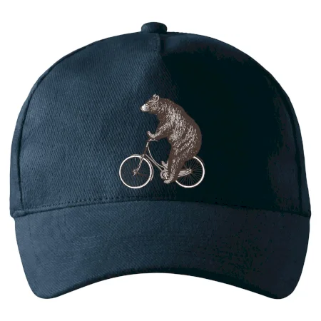 Medveď na bicykli