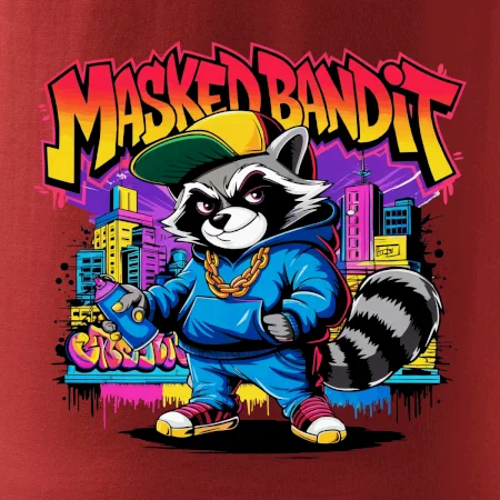 Mýval - masked bandit graffiti
