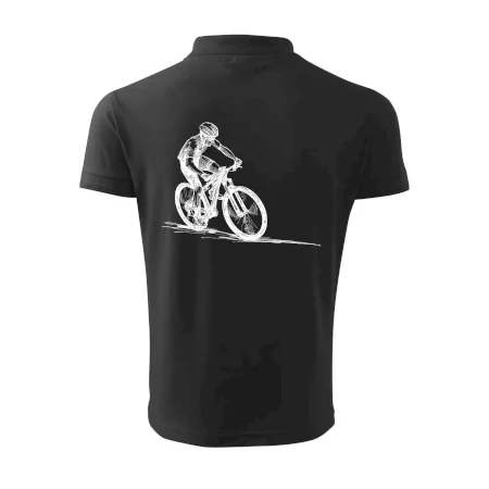 MTB kreslený cyklista