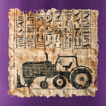 Egyptské hieroglyfy traktor