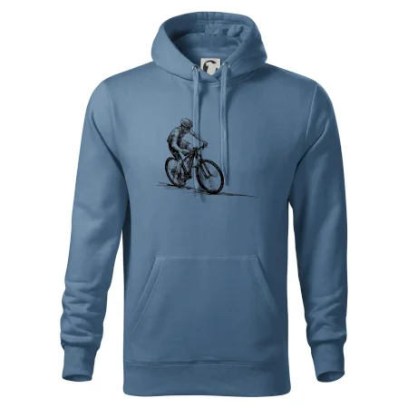 MTB kreslený cyklista