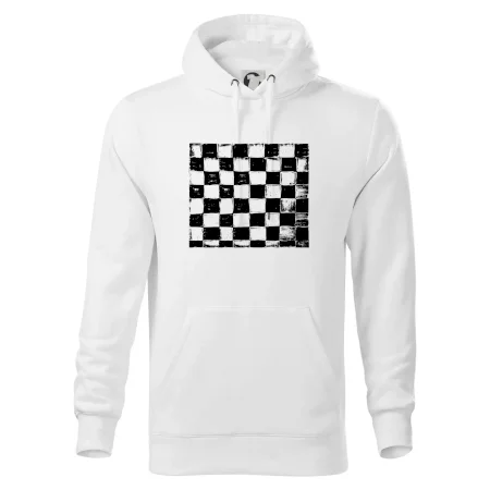 Šachovnica čierna kreslená