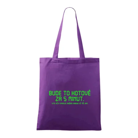 BUDE TO HOTOVÉ ZA 5 MINUT