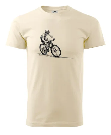 MTB kreslený cyklista