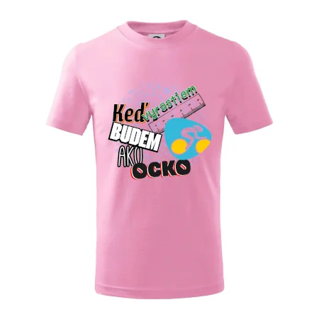 Keď vyrastiem budem ako ocko cestný bicykel