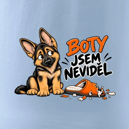 Boty jsem neviděl - štěně vlčáka