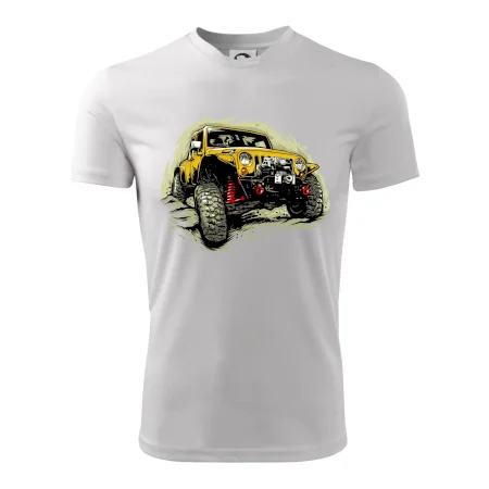Žltý offroad s navijakom
