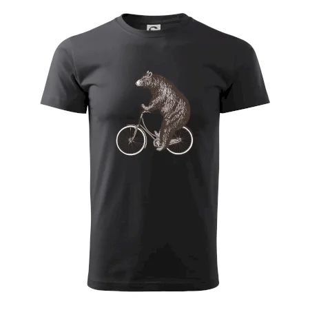 Medveď na bicykli