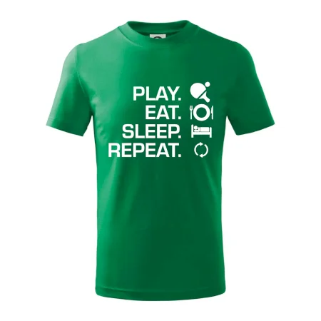 Stolný tenis - eat sleep