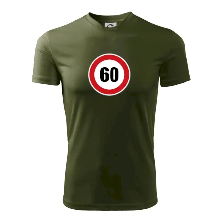 Dopravná značka - obmedzenie rýchlosti 60