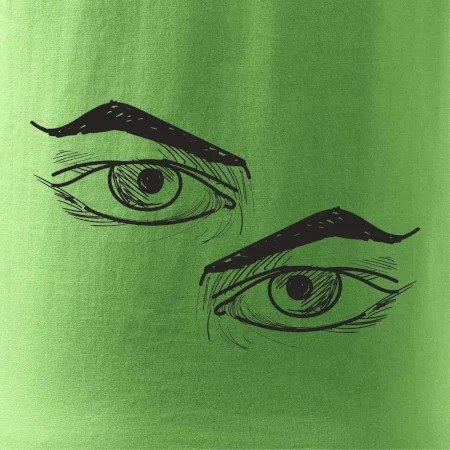 Párový motív - oko naštvané
