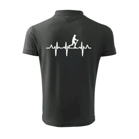 EKG nordic walking muž