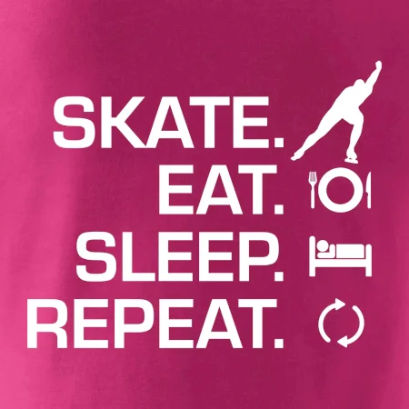 Eat sleep skate - ľadové korčuľovanie